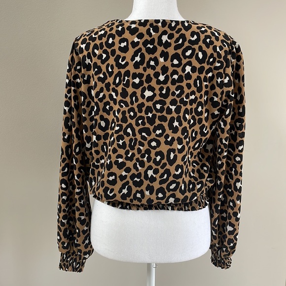 Michel Kors Animal Print Blouse, Size S - Picture 4 of 5